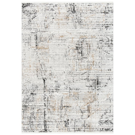 Safavieh Shivan Christiana Abstract Area Rug, Gray/Gold, 5'3" x 7'6"