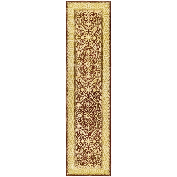 Safavieh SKR213G Silk Road Maroon / Ivory