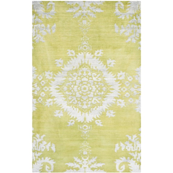 Safavieh STW235A Stone Wash Chartreuse