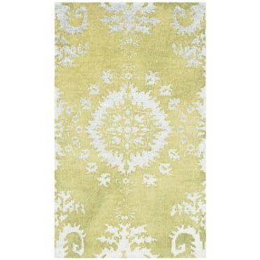 Safavieh STW235A Stone Wash Chartreuse