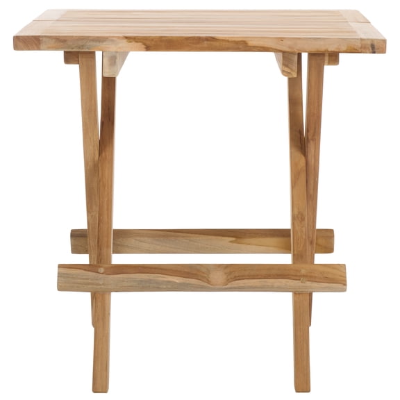 Safavieh Saba Outdoor Wood Folding Square Table, Natural