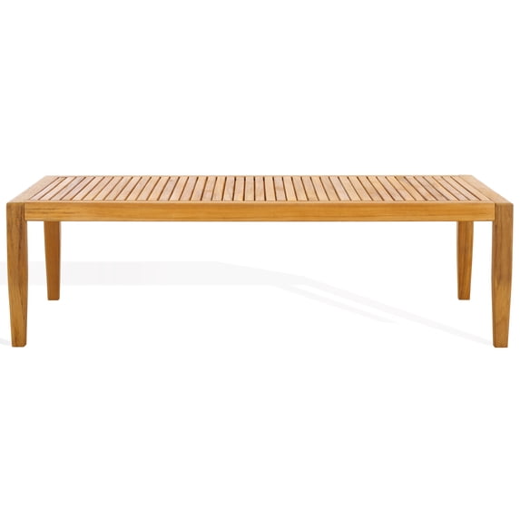 Safavieh Samoa Modern Wood Outdoor Coffee Table, Natural