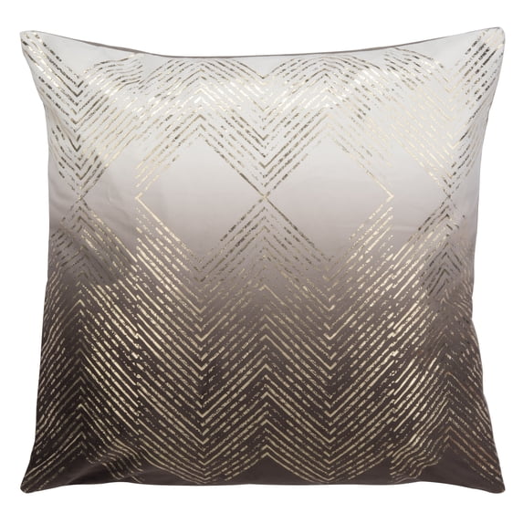 Safavieh Sarla Geometric Squares Pillow, 18" x 18", Brown/Gold