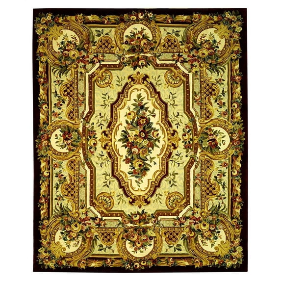 Safavieh Savonnerie Antoine Hand Tufted Wool Area Rug, Gold