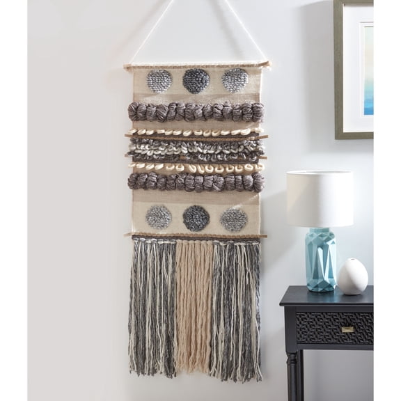 Safavieh Sedona Ava Southwestern Woven Wall Tapestry, Ivy/Gry, 32"x22"