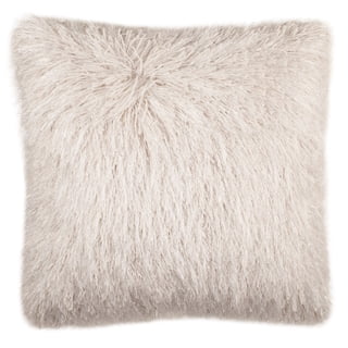 Safavieh Shag Modish Metallic Solid Plush Pillow