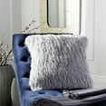 thumbnail image 1 of Safavieh Shag Modish Metallic Solid Plush Pillow, 1 of 5