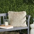 thumbnail image 1 of Safavieh Shag Modish Metallic Solid Plush Pillow, 1 of 4