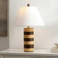 thumbnail image 1 of Safavieh Shea 16" Modern Resin Table Lamp, Brown/White, 1 of 5