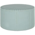 thumbnail image 1 of Safavieh Sherri Classic Round Cocktail Ottoman w/ Nail Heads, 1 of 4