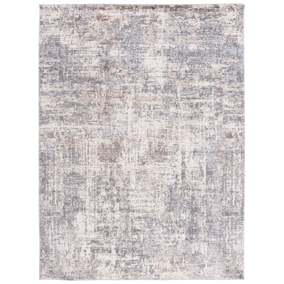 SAFAVIEH Shivan Janae Geometric Area Rug, Ivory/Grey, 11' x 15'