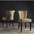 thumbnail image 1 of Safavieh Sinclair 21"H Ring Chair (Set Of 2) - Silver Nail Heads, 1 of 7