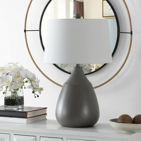 Safavieh Sinrus 26.25 in. Solid Table Lamp, Grey