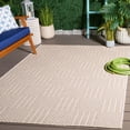 thumbnail image 1 of Safavieh Sisal All-Weather Austen Geometric Indoor/Outdoor Area Rug, Taupe/Beige, 5'3" x 7'6", 1 of 15