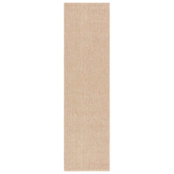 SAFAVIEH Sisal All-Weather Dania Solid Indoor/Outdoor Runner Rug, Natural, 2'2" x 8'