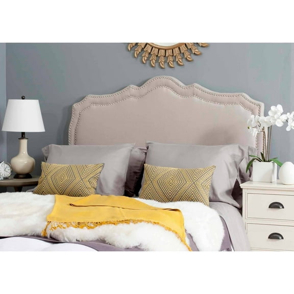 Safavieh Skyler Linen Headboard, King, Taupe