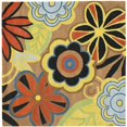 thumbnail image 1 of Contemporary Rug - Soho -Brown/Multi-Color:Brown/Multi,Design:Contemporary,Shape:Square,Size:6'L x 6' W, 1 of 3