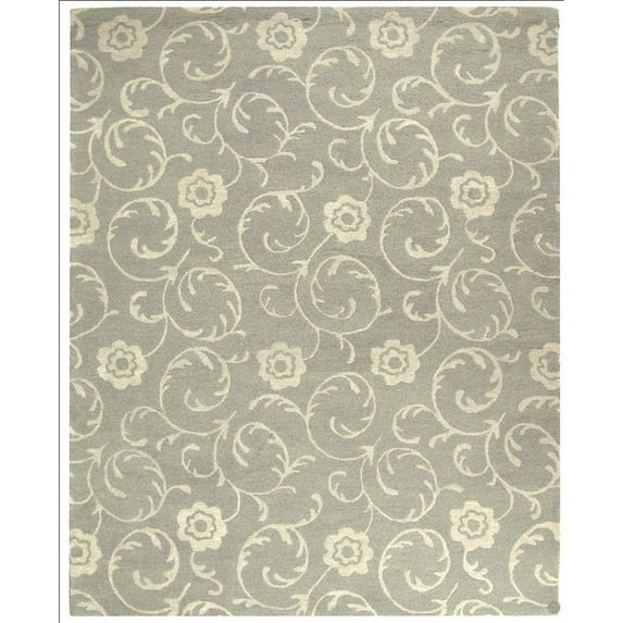 SAFAVIEH Soho SOH415B Handmade Light Blue / Silver Rug