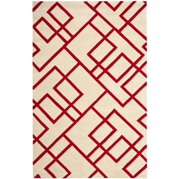 Safavieh Soho SOH790B Area Rug in Beige / Red