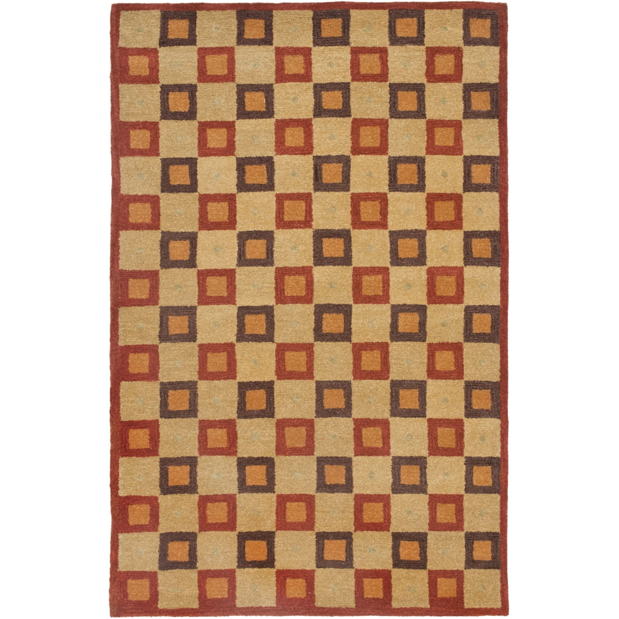 Safavieh Soho Seachlann Geometric Squares Area Rug - Walmart.com