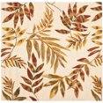 thumbnail image 1 of Contemporary Rug - Soho 75% Wool & 25% Viscose Pile -Beige/Multi-Color:Beige/Multi,Design:Contemporary,Shape:Square,Size:6'L x 6' W, 1 of 3