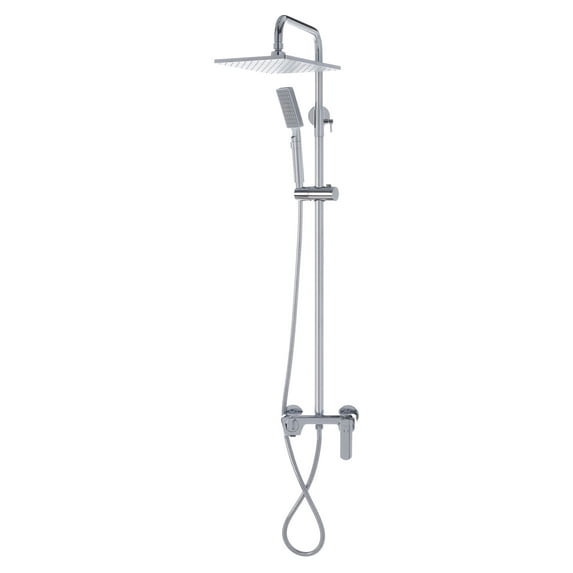 Safavieh Solea Cheria Single Handle Shower Combination, Chrome