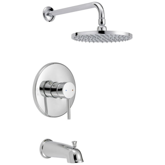 Safavieh Solea Evoke Bathroom Combination in Chrome
