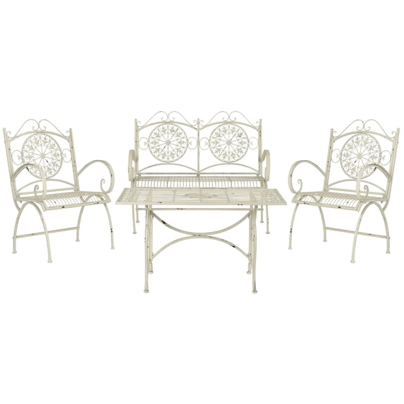 Safavieh Sophie Outdoor Traditional 4 Piece Living Set