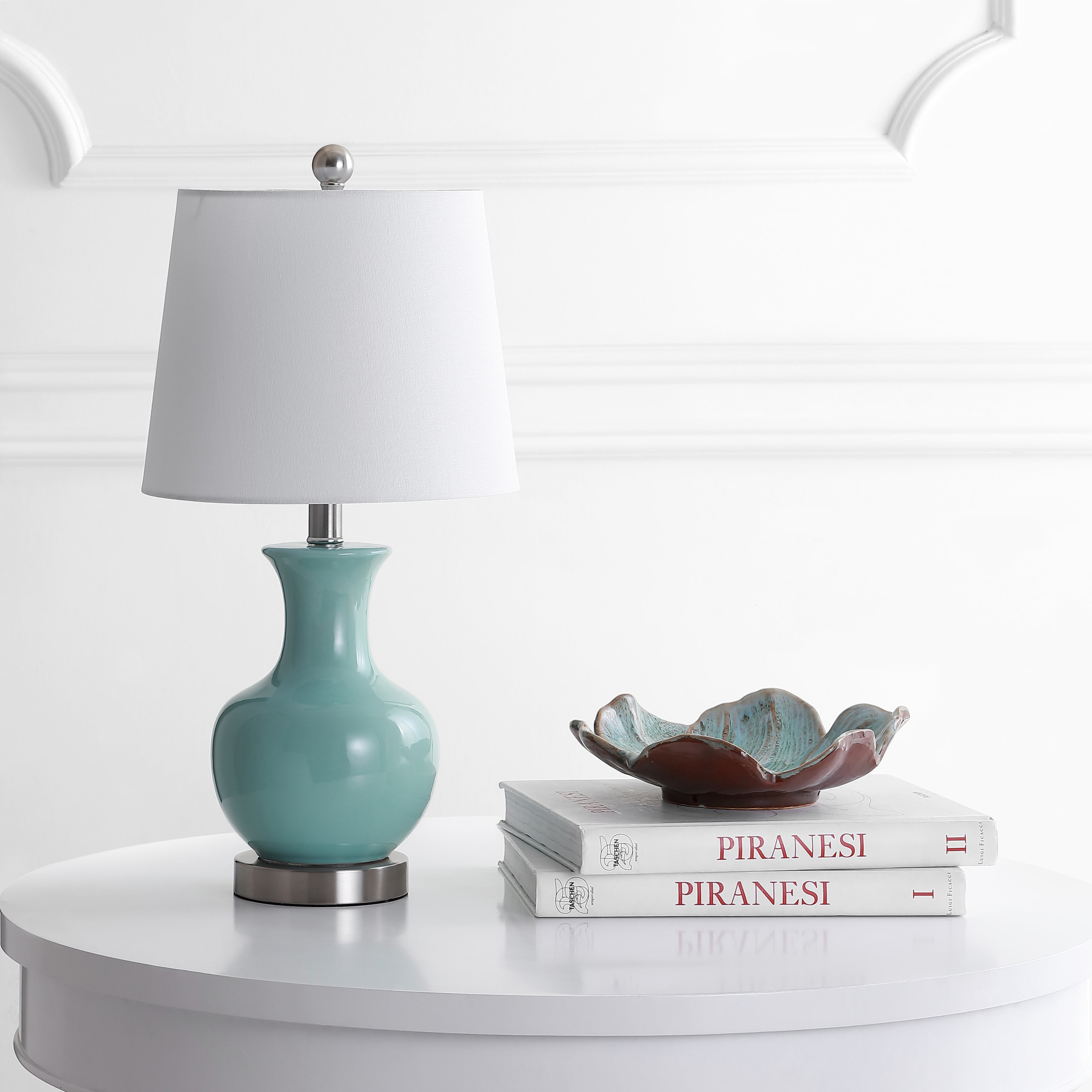 Safavieh Soren Nautical Solid 22 in. H Table Lamp, Light Blue