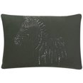 thumbnail image 1 of Safavieh Sparkling Zebra Plush Pillow, 1 of 3