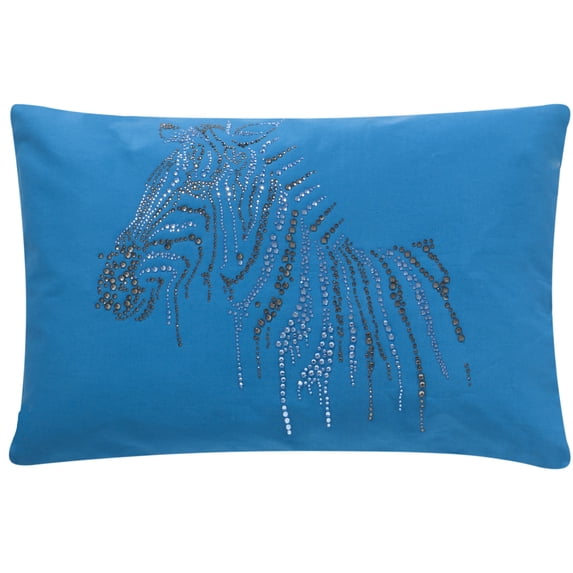 Safavieh Sparkling Zebra Plush Pillow