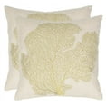 thumbnail image 1 of Safavieh Spice-Fan Coral Pillow, Set of 2, 1 of 4