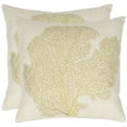 thumbnail image 1 of Safavieh Spice-Fan Floral Pillow, Set of 2, 1 of 4