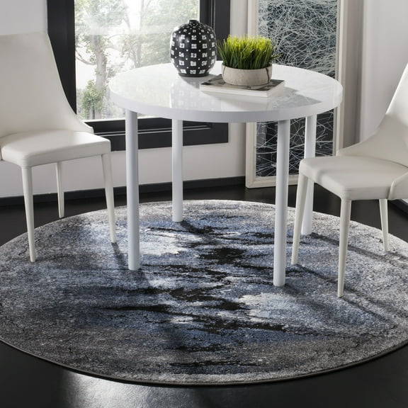 Safavieh  Spirit Eriselda Modern Abstract Rug 6'7" x  6'7" 6' Round,8' Round Indoor Bedroom,Living Room,Dining Room Round