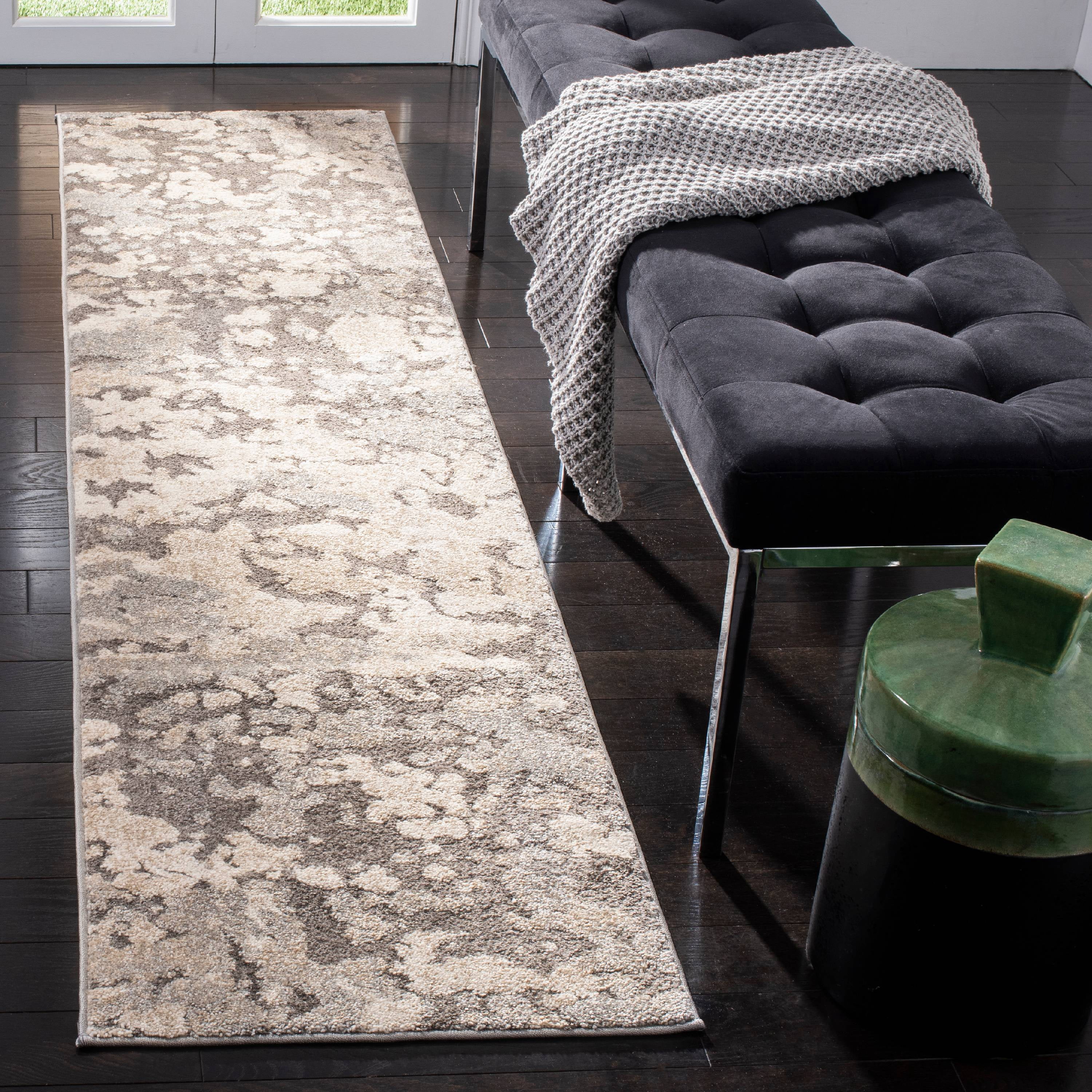 Taupe Entry Rug Safavieh Spirit Nanako Modern Abstract Rug Taupe/Grey 2' x 8' 8' Runner ...