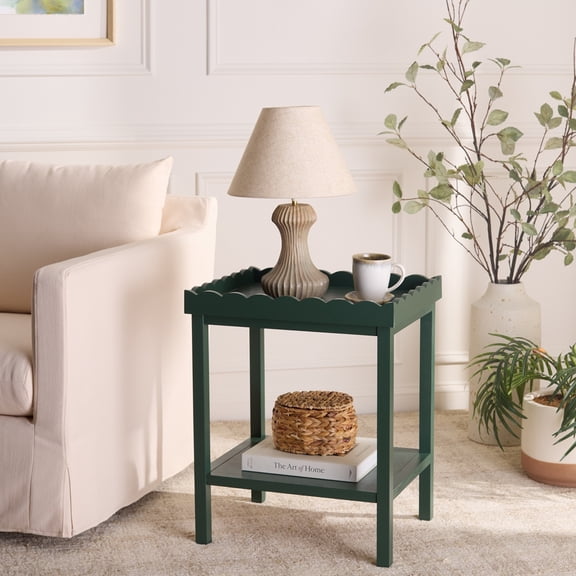 Safavieh Starlyn Wood Cottage End Table, Hunter Green