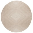 thumbnail image 1 of SAFAVIEH Stella Alannah Geometric Indoor/Outdoor Area Rug, Beige/Beige, 6'7" x 6'7" Round, 1 of 12