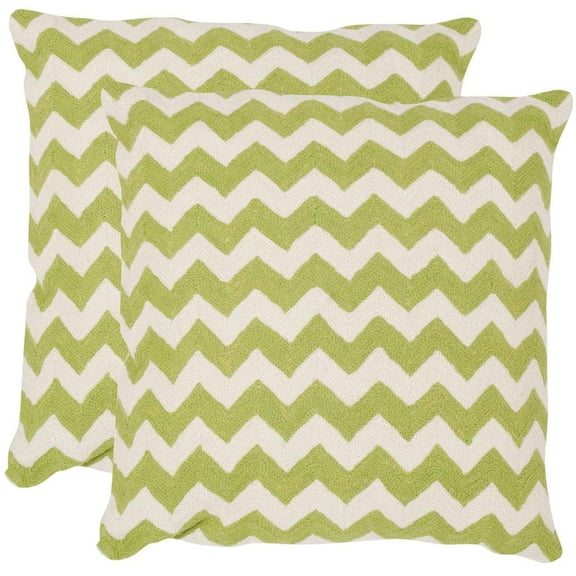 Safavieh Striped Tealea Pillow, Set of 2