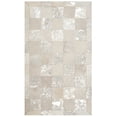 thumbnail image 1 of Safavieh Studio Leather Rachelle Geometric Area Rug, Ivory/Silver, 3' x 5', 1 of 4