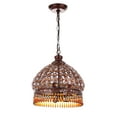 thumbnail image 1 of Safavieh Sultan Jeweled 3 Light Bronze 13.5 in. Dia. Pendant, 1 of 5