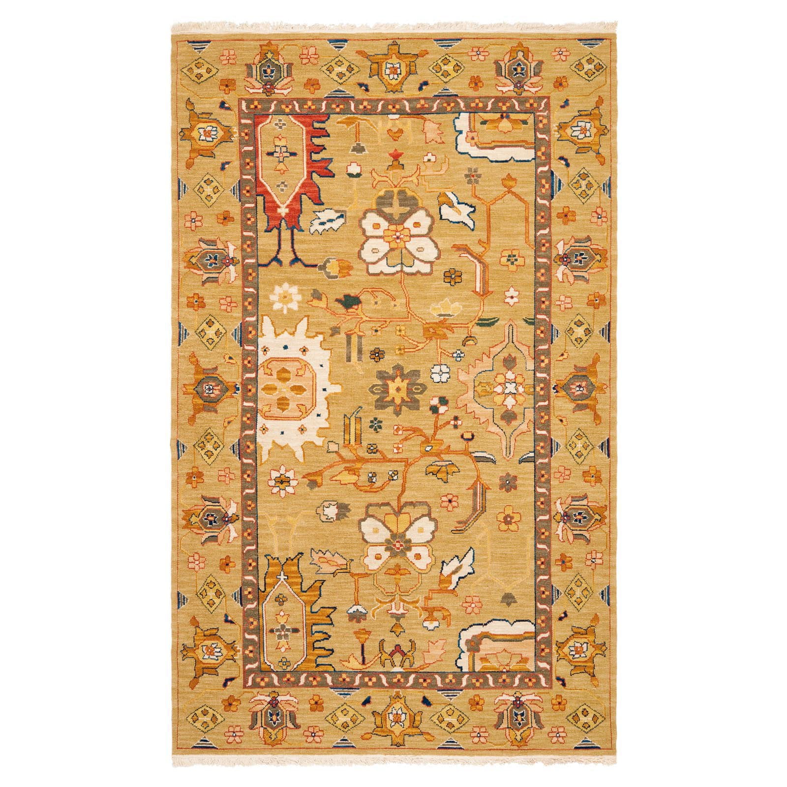 Sumak Collection 2'6" x 10' Handmade Wool Runner Rug