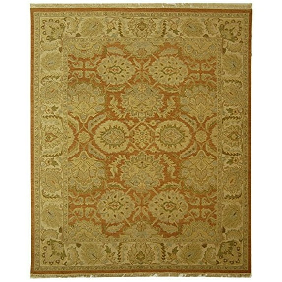 New Rug Collections SUM417A-9-Color:Rust/Beige,Design:Contemporary,Shape:Oversized,Size:14'L x 10'W