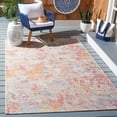 thumbnail image 1 of Safavieh Summer Ladonna Outdoor Abstract Distressed Area Rug, Ivory/Light Blue, 6'7" x 6'7" Round, 1 of 7