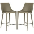 thumbnail image 1 of Safavieh Summerset Bicast Leather Counter Stool, Set of 2, 1 of 6