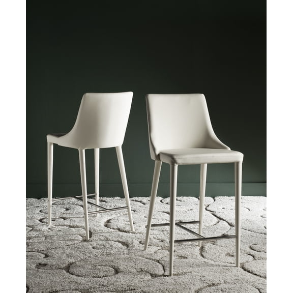Safavieh Summerset Contemporary Glam Counter Stool with Footrest