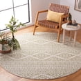 thumbnail image 1 of Safavieh Tulum Lakisha Oriental Area Rug, Ivory/Sage, 6'7" x 6'7" Round, 1 of 11