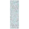 thumbnail image 1 of SAFAVIEH Tacoma Sheldon Abstract Machine Washable Runner Rug, Grey/Green, 2'6" x 8', 1 of 7