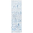 thumbnail image 1 of SAFAVIEH Tacoma Marlyne Abstract Machine Washable Runner Rug, Gray/Light Blue, 2'6" x 8', 1 of 7