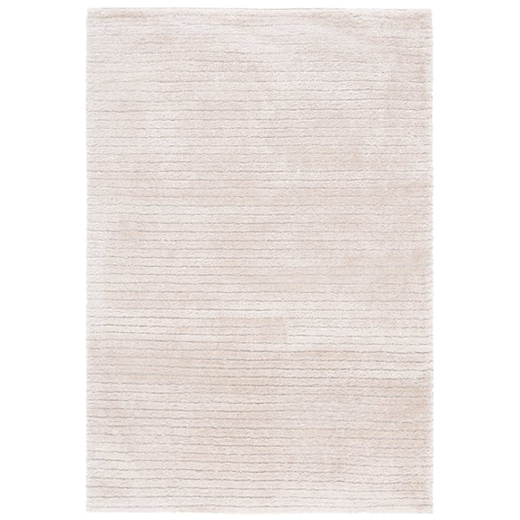 SAFAVIEH Tahoe Candyce Solid Shag Area Rug, Beige, 4' x 6'