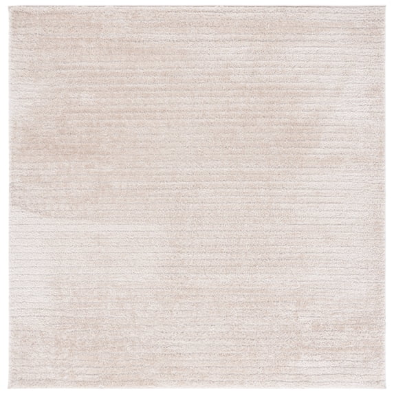SAFAVIEH Tahoe Candyce Solid Shag Area Rug, Beige, 6'7" x 6'7" Square
